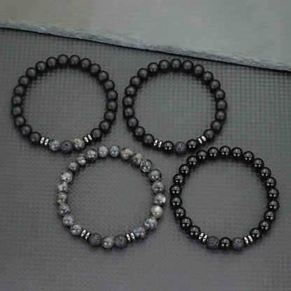 2pcs 8mm Malachite Men’s Bracelets.